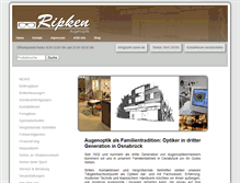 Tablet Screenshot of optik-ripken.de
